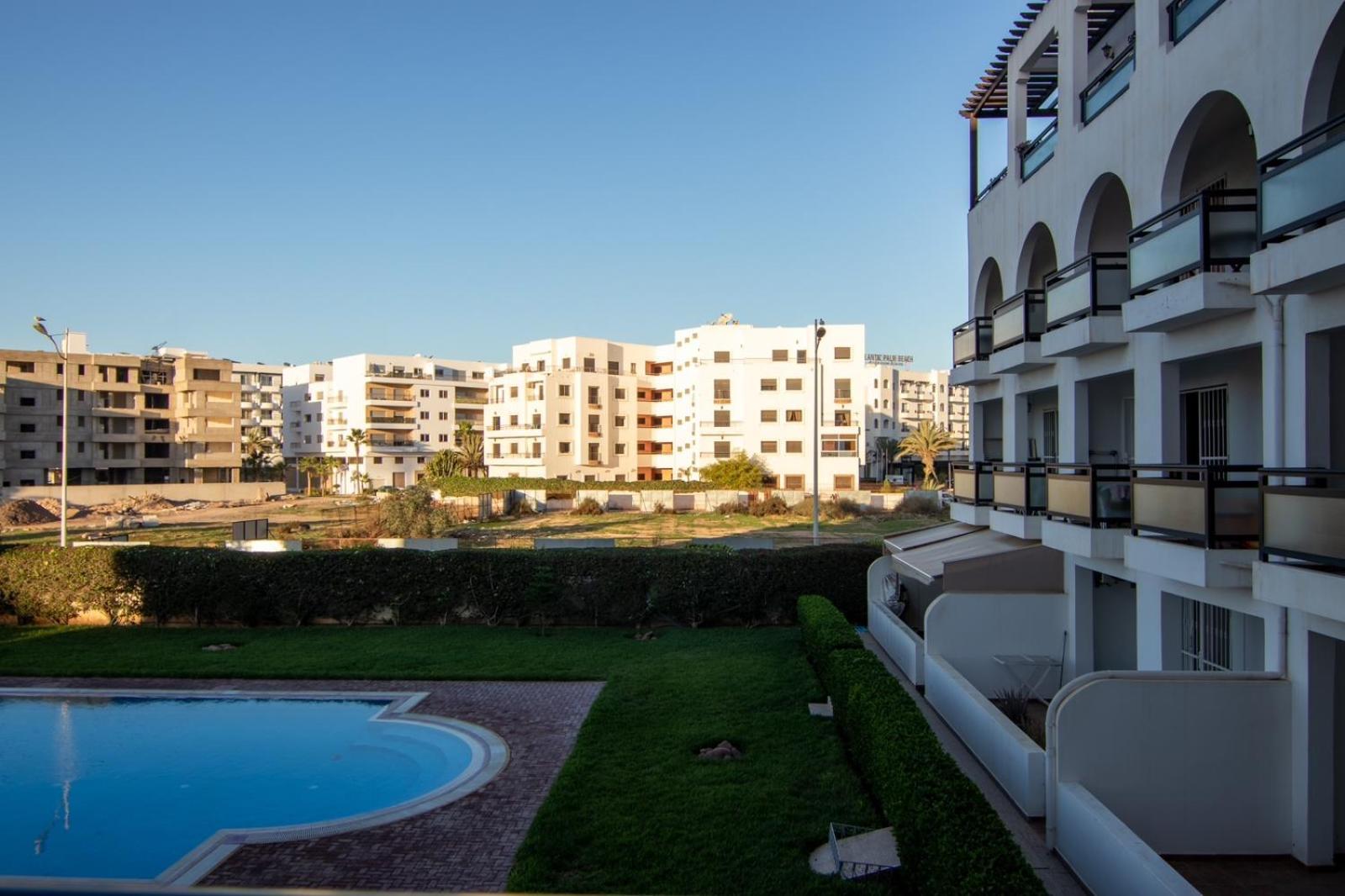 Prime Apt Near Beach With Pool, Amenities, Activities Deals Agadir Exterior photo